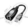 USB 2.0 To RJ45 Network Adapter High Speed RJ45 Ethernet Adapter USB RJ45 Extender 50M For Phone Laptop PC
