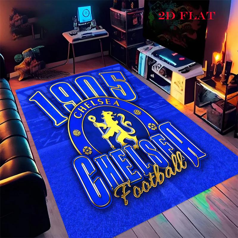 

The Blues logo Carpet Rug for Living Room Bedroom Home Sofa Decoration,Kids play Nonslip Floor Mat 40x60cm( 15x23in )