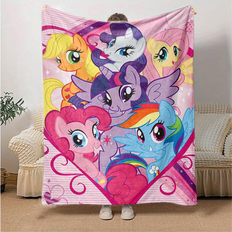 1pc My Little Pony s Throw Blanket, Soft & Cozy Home Decor for Couch, Bed .B094