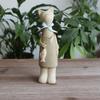 2pcs Desktop Ornament Ceramic Cat Figurines Cute Handicraft Animal Art Statues Modern Miniatures Sculpture Cabinet