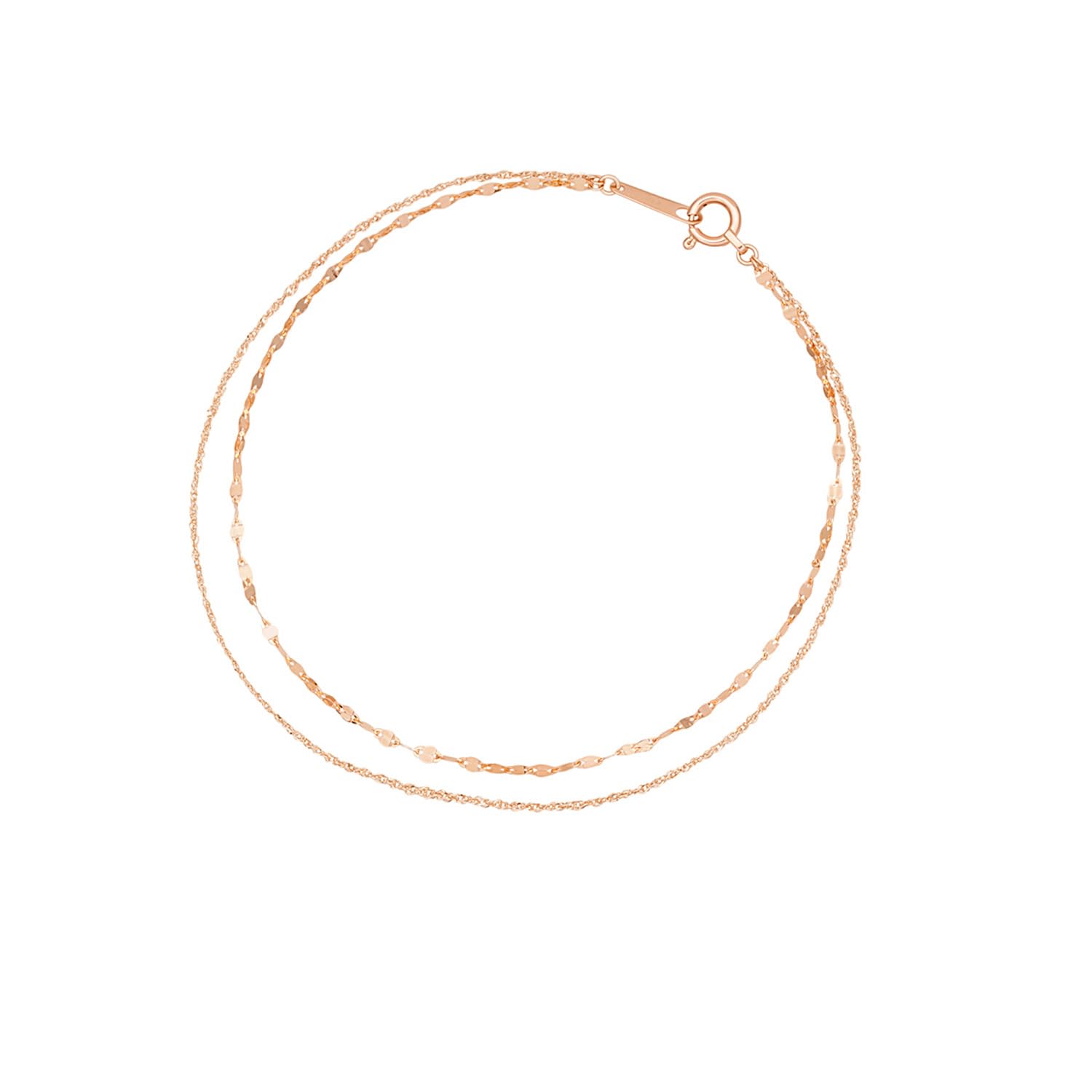 

Браслет из розового золота Yondo Canal K10 [Canal Sea] 4℃ 15182-613-2101-00-00 розового золота