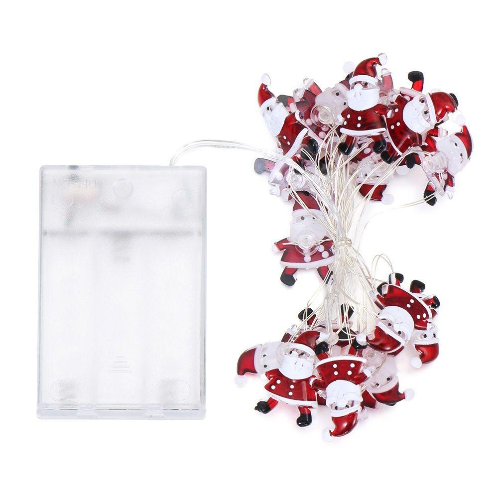 Elk Xmas LED Light String Santa Claus Christmas Lamp Gift Christmas Fairy Lights  New Year