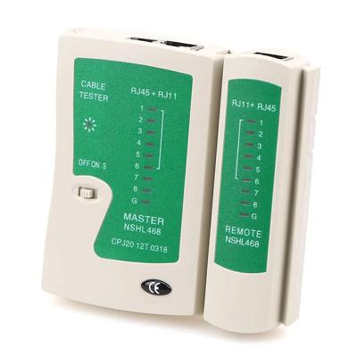 Netzwerkkabeltester RJ45 Ethernet-Kabeltester LAN-Testwerkzeug für Cat5 Cat6 CAT7 8P 6P LAN-Kabel und RJ11 Telefonkabel