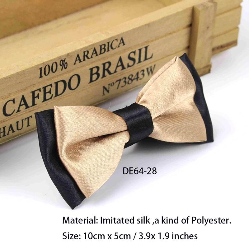 Classic Children's Bow Tie Baby Boy's Girl Fashion Solid Color Adjustable Bow Tie Children's Two-tone Pet Dog and Cat Bow Tie