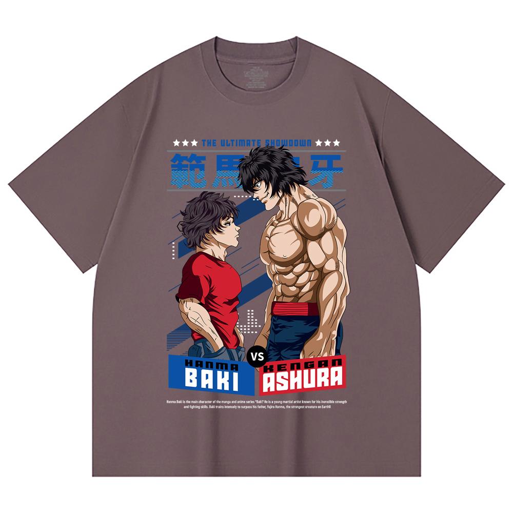 230 g/m² 100% bavlna Baki V2 Baki Ashura Potisk Unisex T-shirt z těžké bavlny