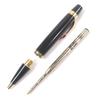 Very Good MONTBLANC Ballpoint pen BOHEME Black Gold Rouge Colored Gemstones mens Used