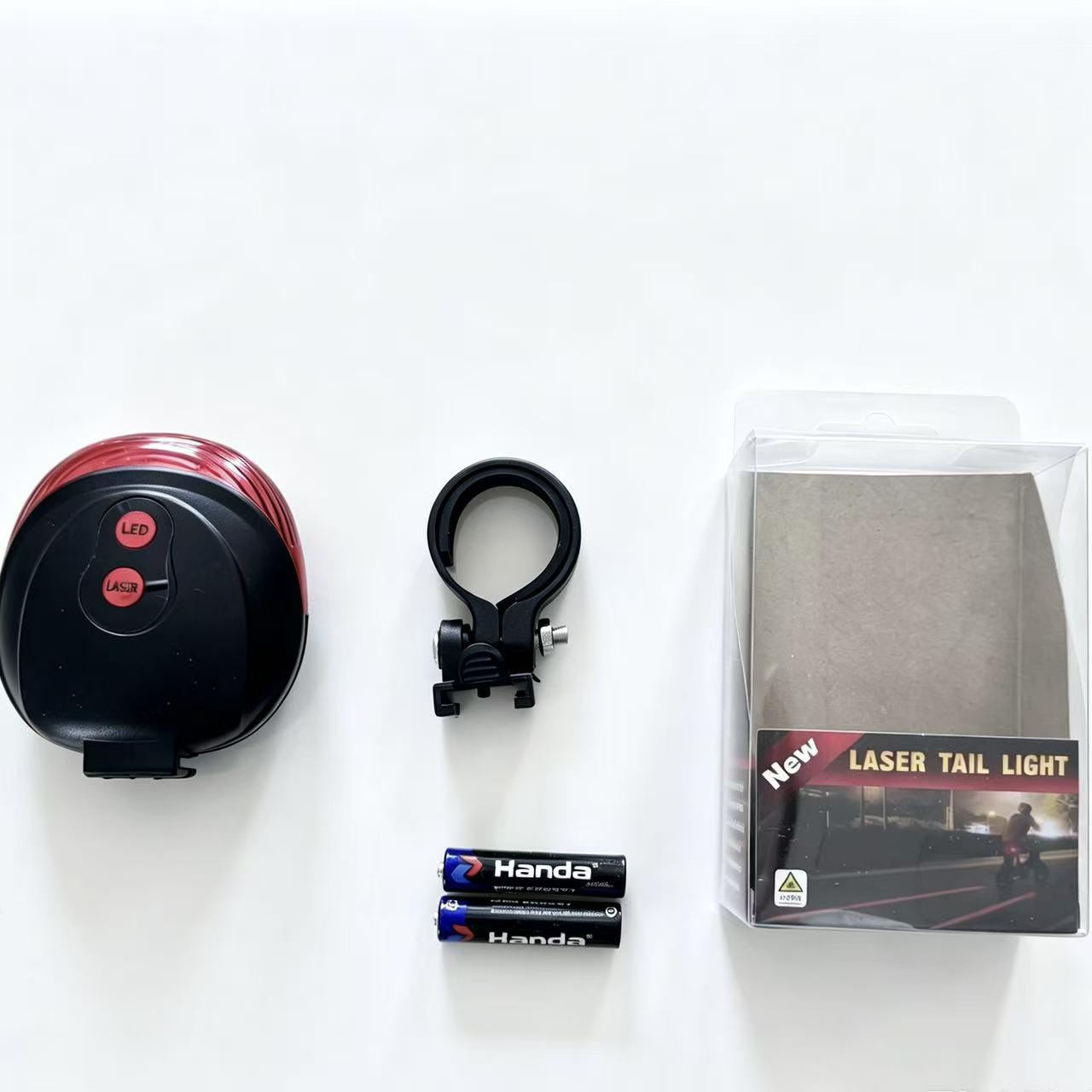 Bicycle Laser Taillight Safety Warning