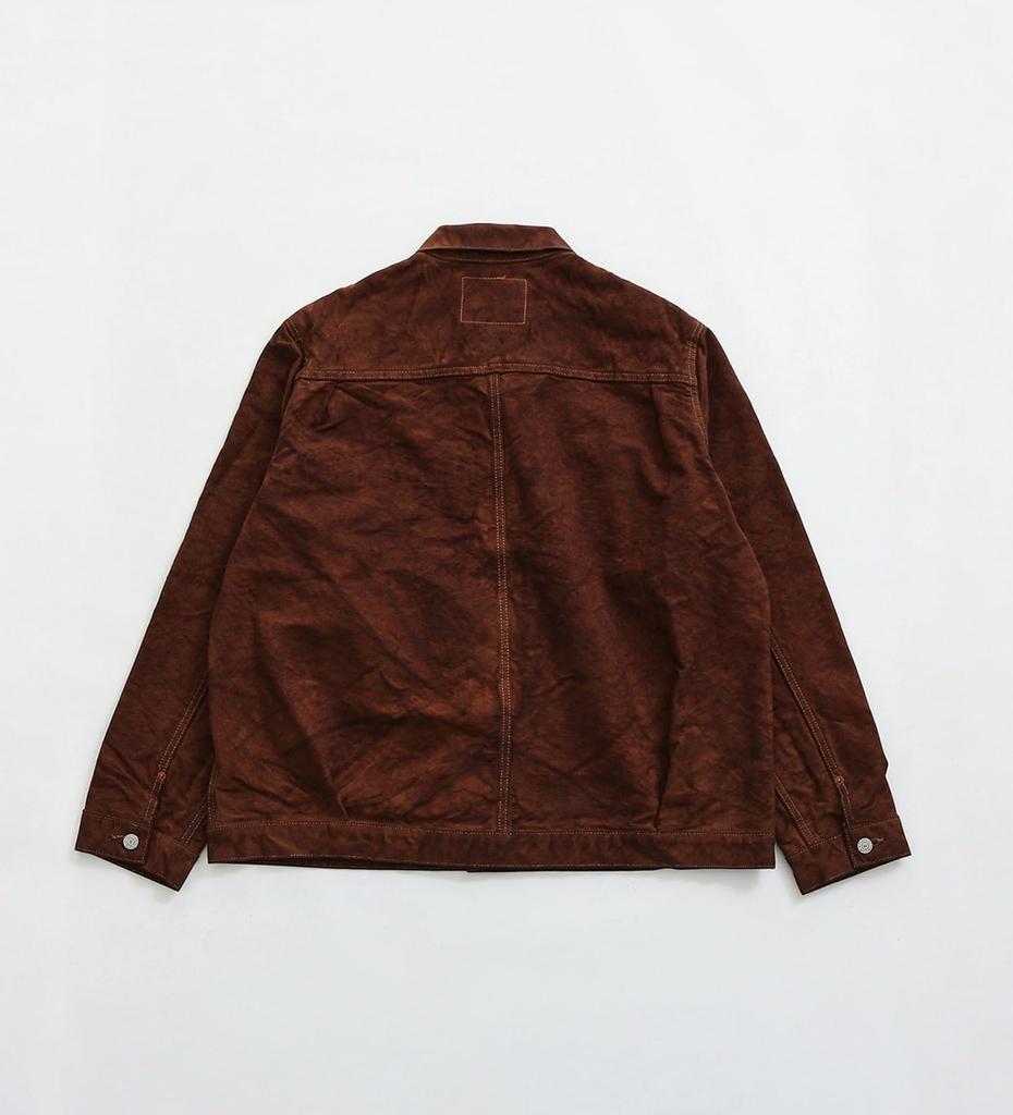 Edwin 505Z Duck Made in Dark Brown Jacket, Heavy-Duty Fabric, Japan, Men's,