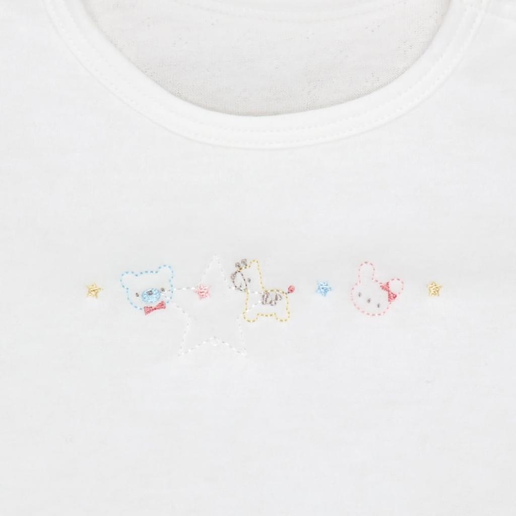 Baby Castle Sugar Baby Years Made in Japan Sleeper, 0-2 Old, Off-White,