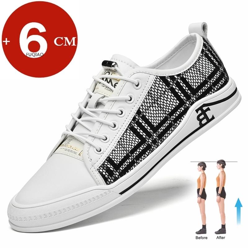 Luxury Brand Man 6cm Height Increasing Leather Casual Shoes Elevator Dress Shoes for Men Comfortable Formal Business Footwear