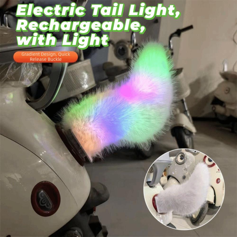 Collision Protection LED Electric Car Tail Swinging Tail Accessory Motorcycle Tail