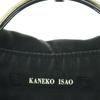 KANEKO ISAO Long Sleeve Trench Coat Black Women Used