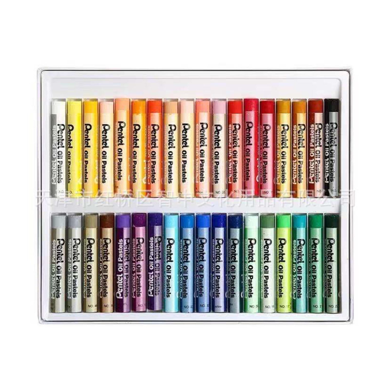 Wosawe Outdoor Sports 36 Pcs Oil Pastel Bright Colors Smoother Painting Pastels Art Supplies For Kids Home School Sketching