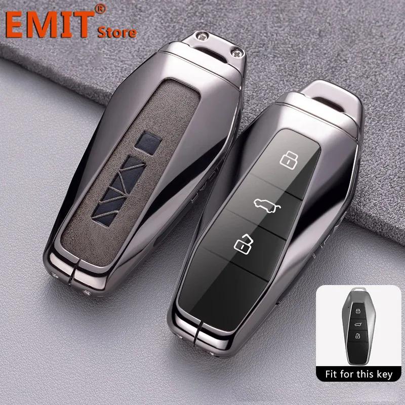 

For Chery Icar 03 Icar03 Aiqar Eq7 Eq5 Eq3 Jaecoo J6 Zinc Alloy Car Key Case Remote Cover Shell Keychain Holder Fob Accessories Key Case for Chery
