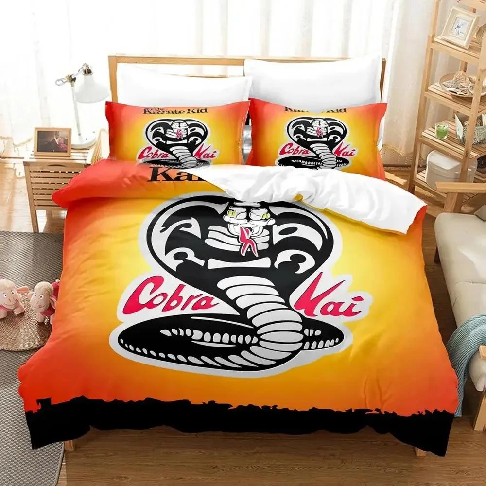 Karate Kid Bedding Set Boys Girls Twin Queen Size Duvet Cover Pillowcase Bed Kids Adult Fashion Home Textileextile