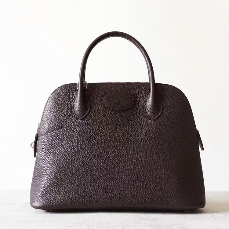 

Сумка для боулинга из коровьей кожи с высококачественной стальной фурнитурой и полуручной работой, 31 см, премиум-класса, сумка-расписка через плечо 31x14x23cm