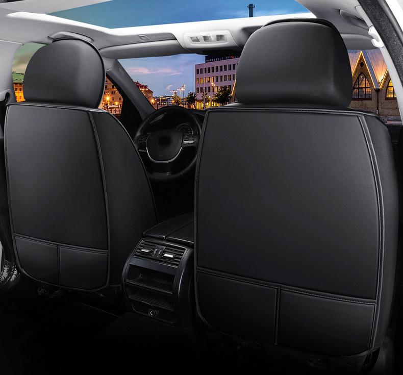 3D Full Surround Leather Car Seat Cover for Sedan - All-Season Cushion