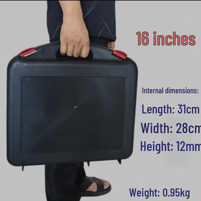 Electric Hammer Tool Storage Box - Durable Plastic Toolbox for Welding and Power Tools.