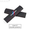 BBKE3 Car Seat Neck Pillow Headrest Rest Cushion Seat Belt Shoulder Pad For BMW M Performance E46 E90 E60 F10 F30 E39 E36 F20 Sticker