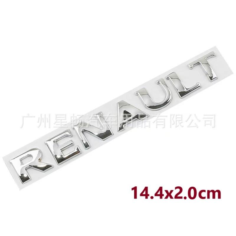 Car Emblem Badge Stickers For Renault Trafic Duster Megane 2 3 4 Clio Duster Fluence H Logan Captur Arkana Laguna MK4 Zoe RS