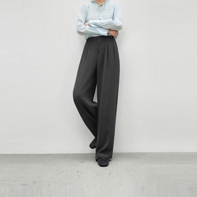 Women's High-Waist Straight-Leg Suit Pants