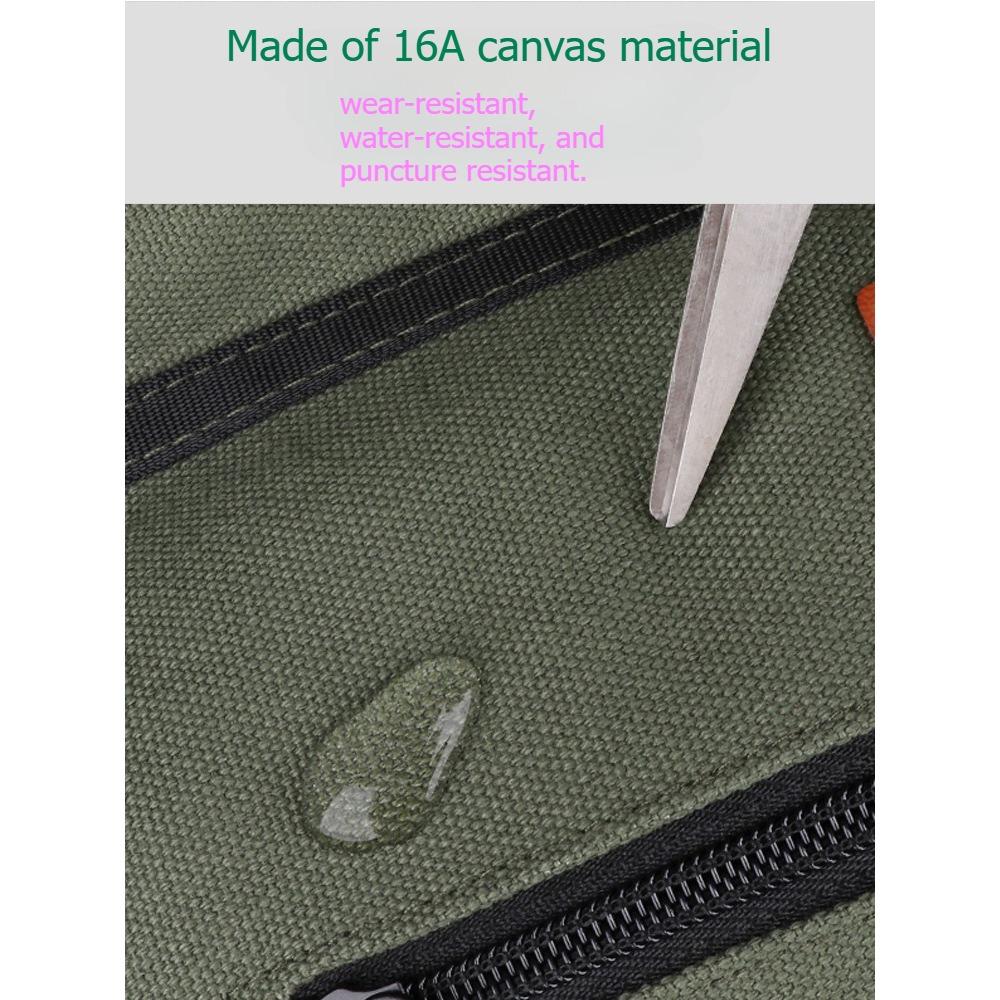 Plátěná sada nářadí, montáž do auta, závěsná taška na nářadí pro skladování, taška pro údržbáře elektrikáře, přenosná, sada hardwarového nářadí