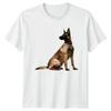 Belgischer Malinois T-Shirt Hunde-Liebhaber Geschenk Für Ihn Und Sie