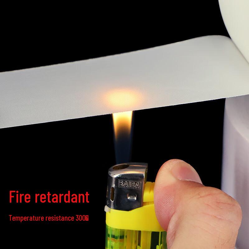 White High-Temperature Flame Retardant Glass Cloth Tape