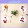 Festive Christmas Cutlery Set With Santa Claus Snowman And Reindeer Design For Holiday Table Decor