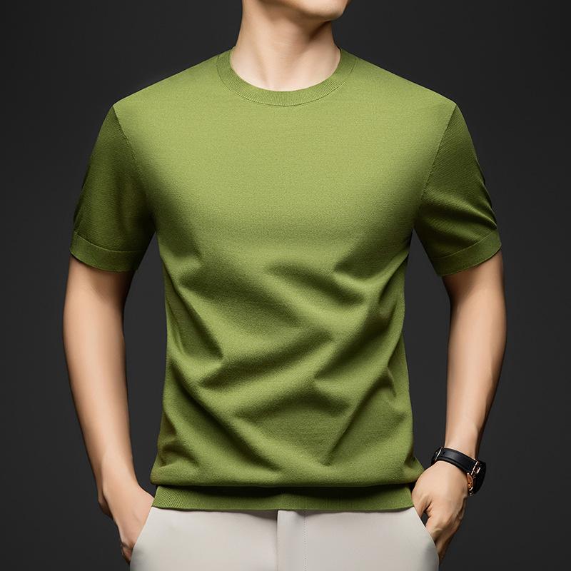 Men s Short Sleeve T-Shirt Summer Crew Neck Casual M