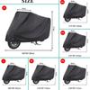 Waterproof and UV-Resistant Heavy-Duty Motorcycle Cover for All-Weather Protection