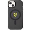 Etui Do iPhone 14 Plus Ferrari Translucent MagSafe Czarny