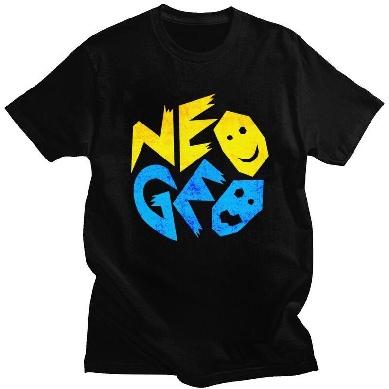 

Custom Classic Arcade Game Neo Geo Logo T Shirt Men T-shirts Casual Tee Oversized Tshirts Merch - Men s Summer Cotton Graphic... 5XL різнокольоровий