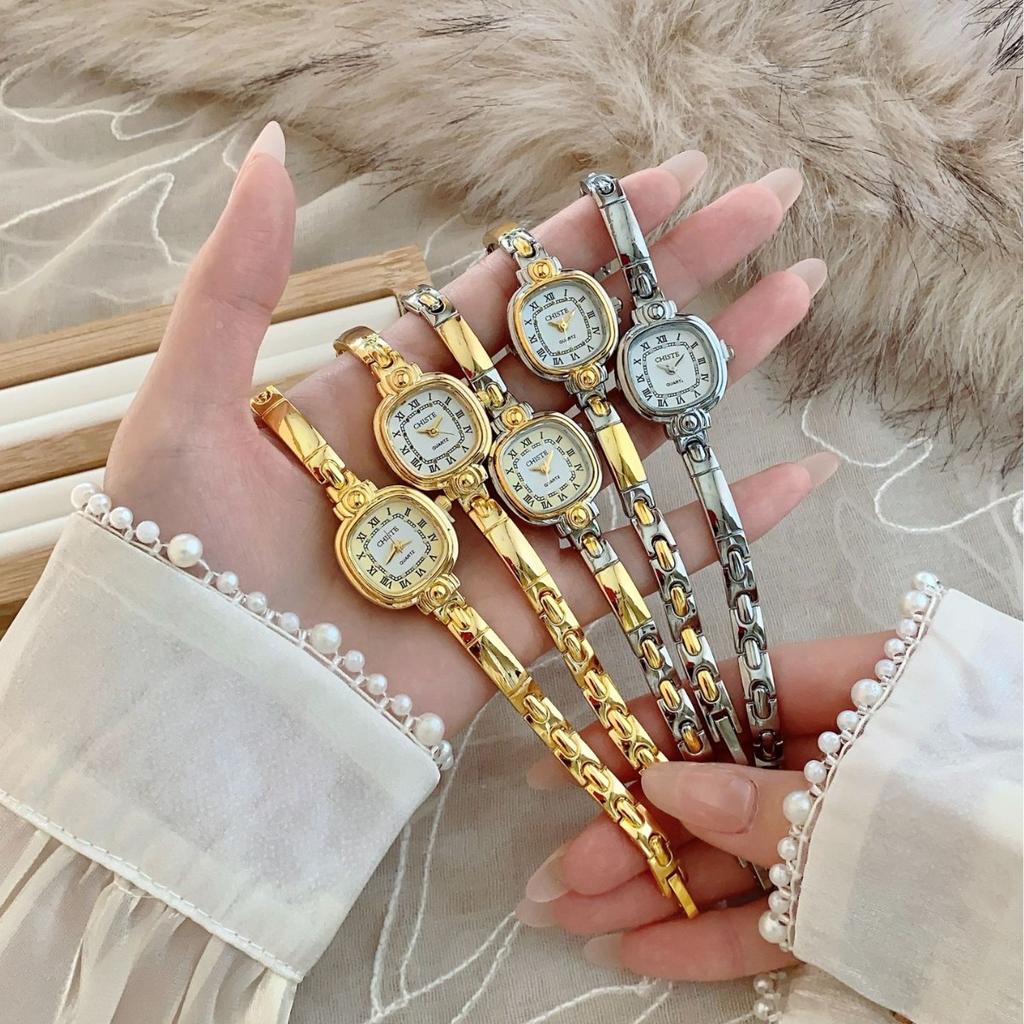 Women's Square Quartz Watches Bracelet Wristwatch Girls Clock Gift