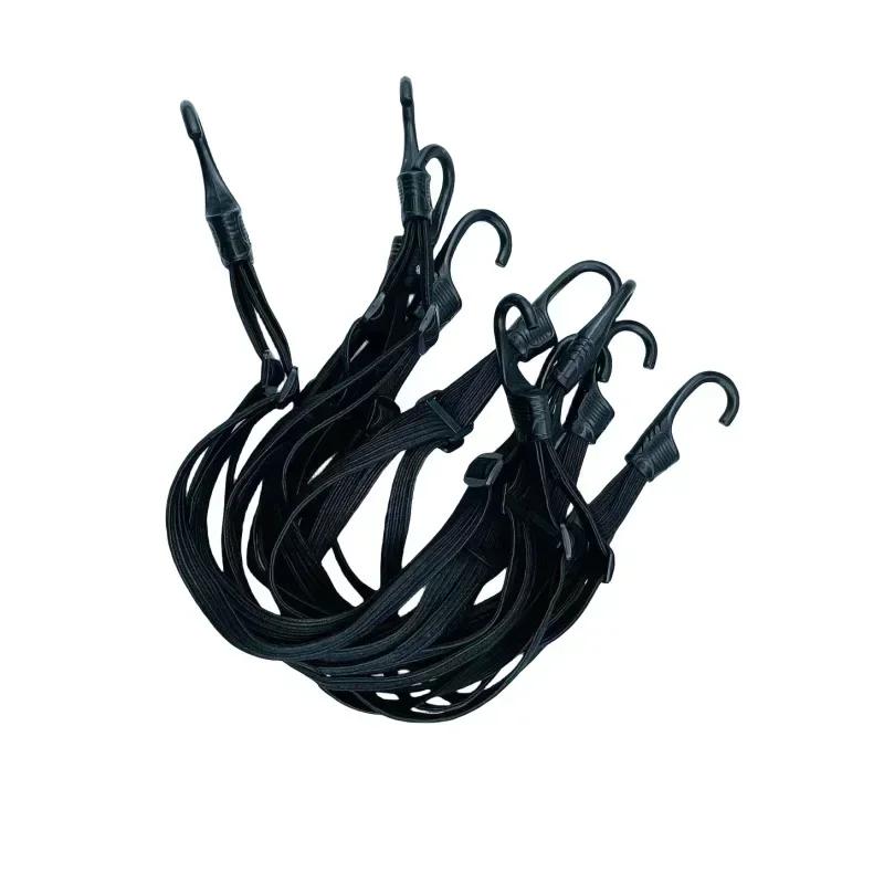 60/90/120cm Universal Motorcycle Luggage Strap Moto Helmet Gears Fixed Elastic Buckle Rope High-Strength Retractable Protective