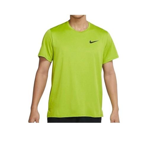 Nike Solid Color Casual Quick-Dry Sports T-Shirt for Men in Green