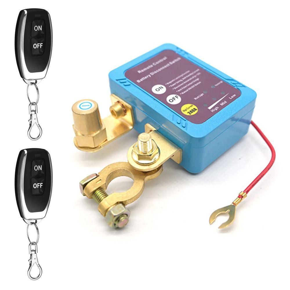 12V 240A Car Battery Disconnect Switch Automatic Power Shut Off Quick Cut-off Power Cut Off Kill Switches Protective Battery