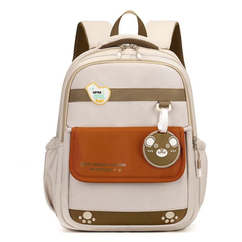 

Рюкзак в стиле пэчворк с контрастными цветами для детского сада, 1-3 класс, легкий, большой вместимости хаки