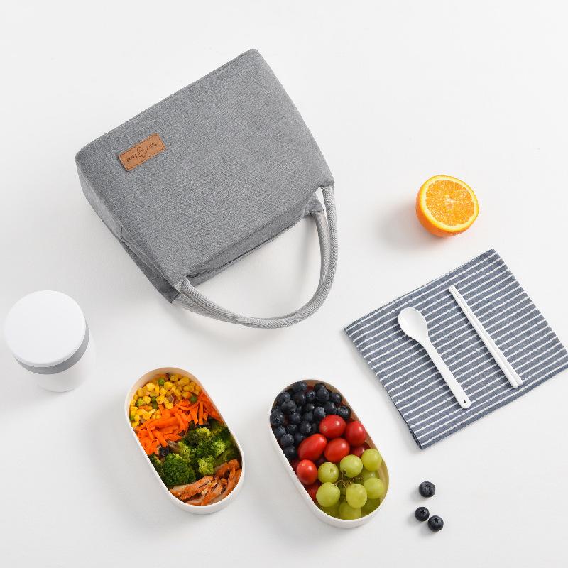Lunch Bag Thermal for Men and Women, Shoulder Bag, Insulation Aluminum Foil, Cooler Picnic Waterproof Meal Box Storage Bag