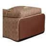 COACH Taylor Artificial Leather Textile Backpacks Large Women's Brown (Unisex) Backpacks CDW76 IMXHE