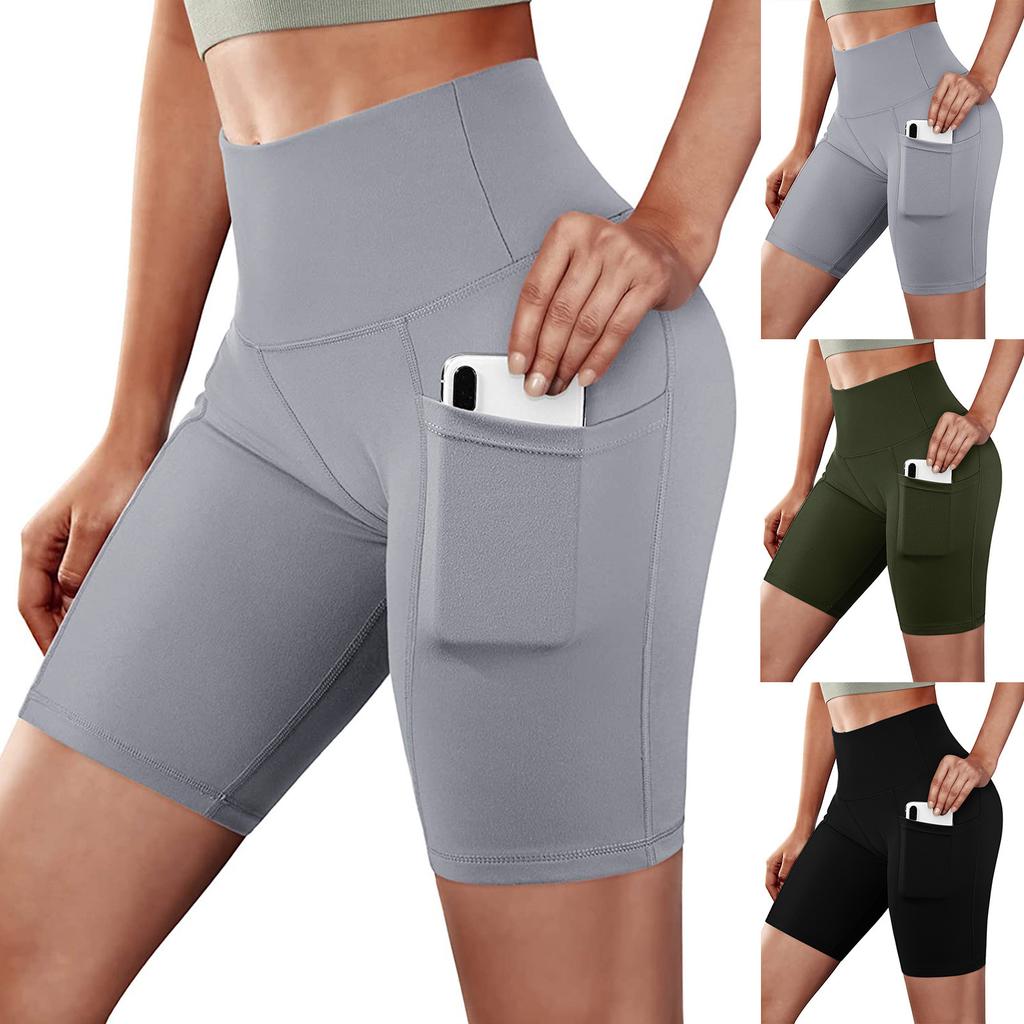 Sports Yoga Pants Biker Shorts 