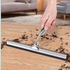 Squeegee All-Purpose Silicone Scrape Wall-mounted Stainless Steel Handle Wiper with Hook for Kitchen Bathroom Window Glass Clean