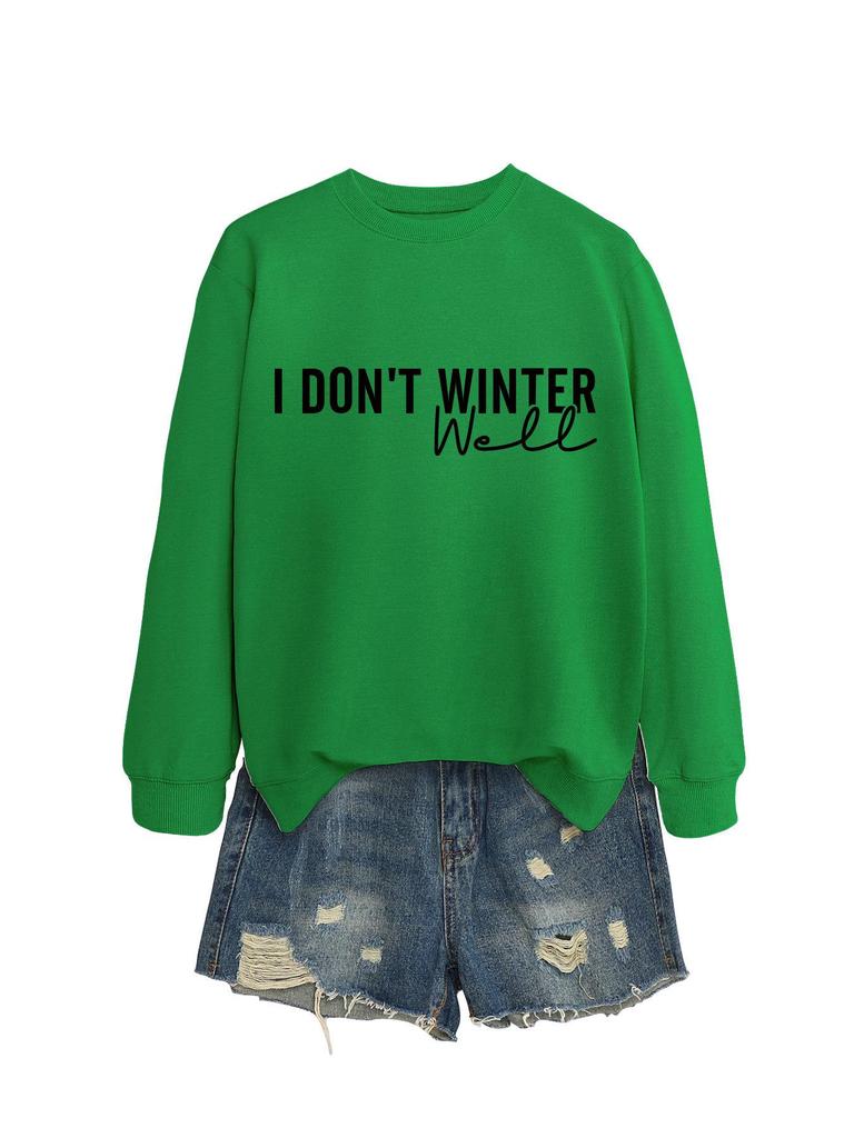 Women's Casual European & American Winter Pullover Sweatshirt
