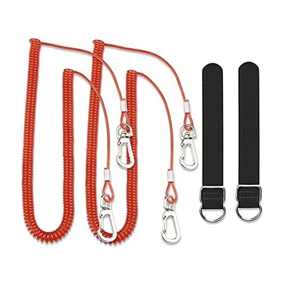 Fishing Rod Shitte Belt with Rope Spiral Cord with Wire 290cm Set