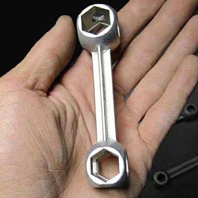 6-15Mm Bone Shape Hexagon Wrench Multipurpose 10 Holes Cycling Durable Spanner Bicycle Bike Repair Tool Accessories