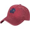 Montserrat Flag Lion Washed Baseball Cap Vintage Distressed Cotton Dad Hat for Unisex