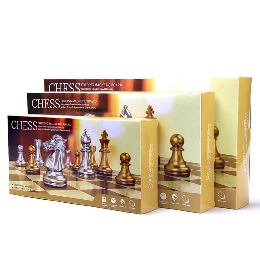 Magnetic Folding Chess Set for Early Education & Leisure