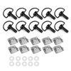 19mm Universal Quick Release D-ring Turn Clip Race Fairing Fastener For Off-Road Scooter Street Motorcycle Suzuki Ducati Aprilia