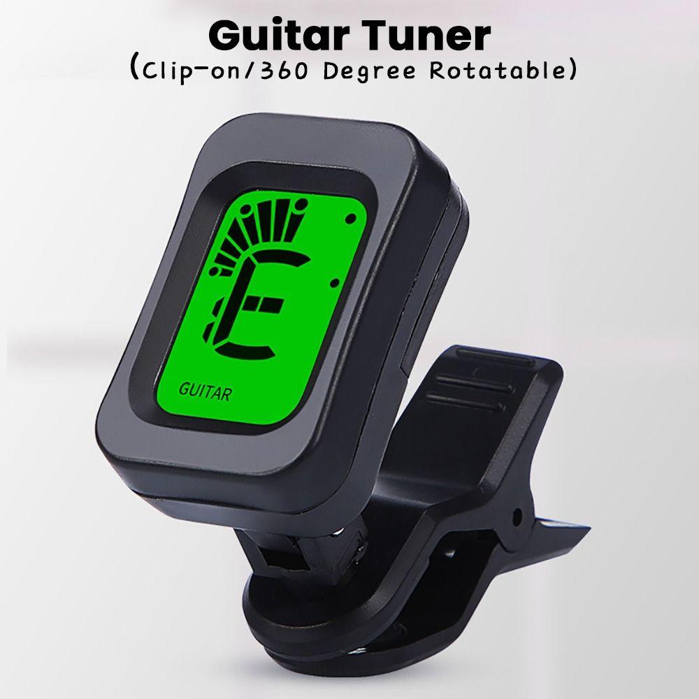 Clip-on Electric Digital Tuner Guitar Sound Regulator  Electric Acoustic Guitar