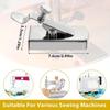 Magnetic Seam Guide for Sewing Machine Multifunctional Ruler Hemmer Seam Guide Sewing Ruler Universal Sewing Machine Attachments